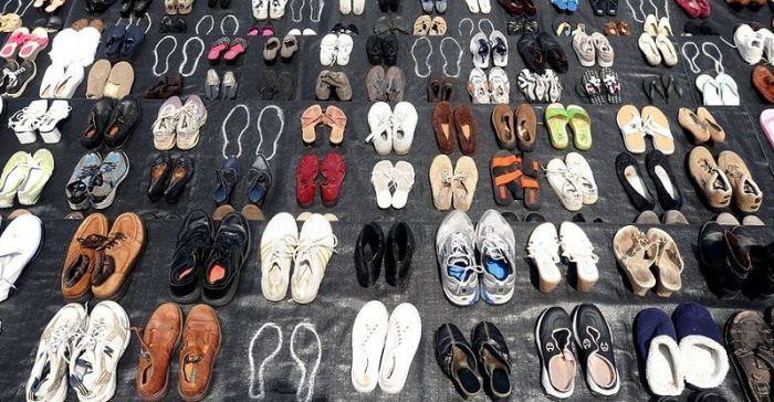 A Very Sad Collection of Shoes (3 pics)