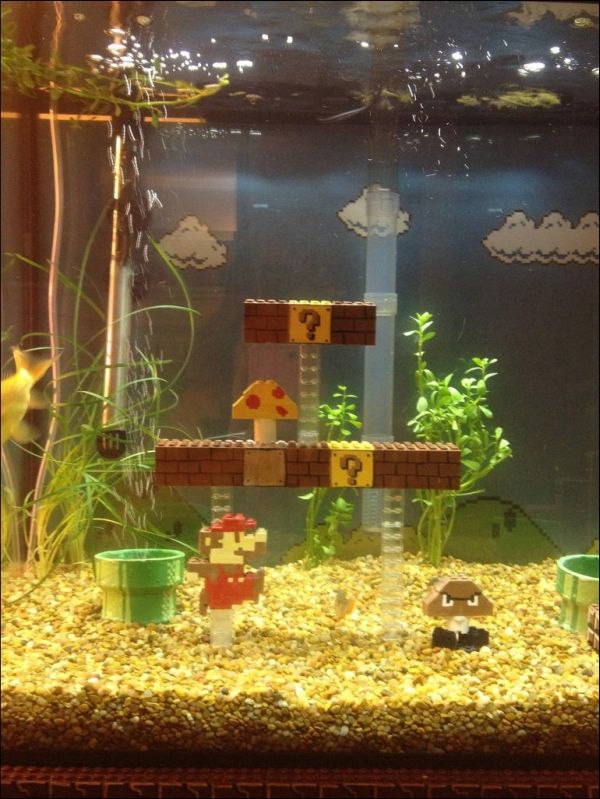 Super Mario Aquarium (6 pics)