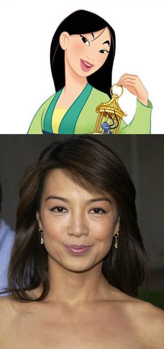 Disney Princesses and Their Voice Actors (11 pics)