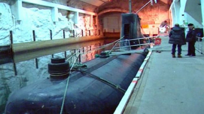Secret Submarine Base for Sale (10 pics)