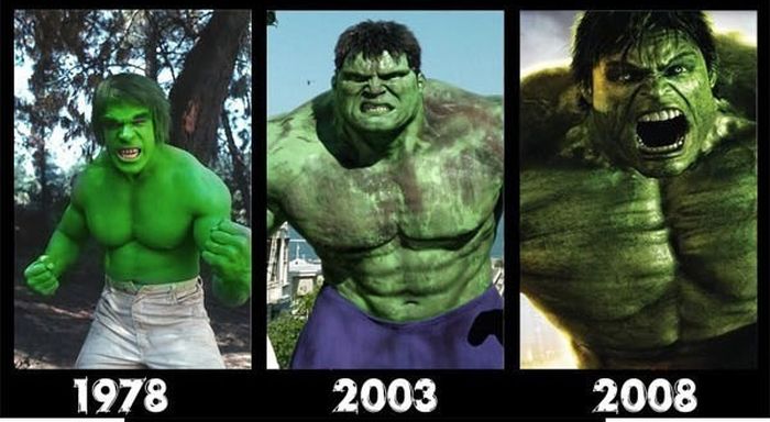 Movie Characters Then and Now (8 pics)