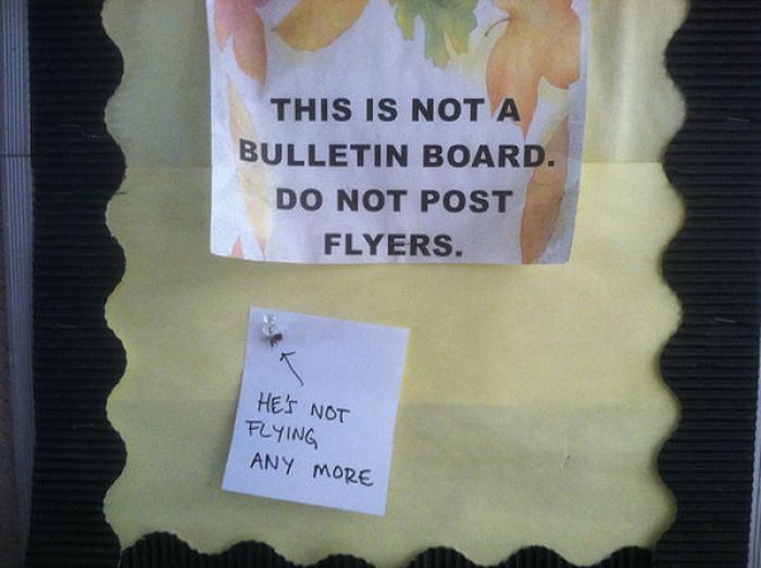 Smart Ass Replies to Written Notes (20 pics)