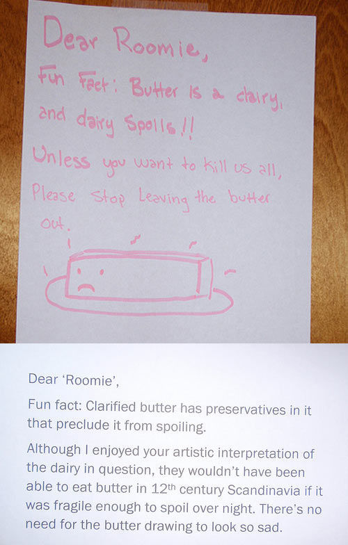 Smart Ass Replies to Written Notes (20 pics)