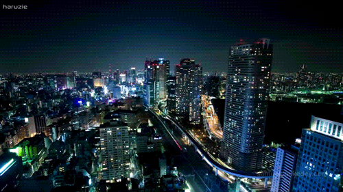 Cities at Night (12 gifs)