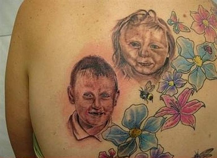 The Worst Examples of Portrait Tattoos (38 pics)