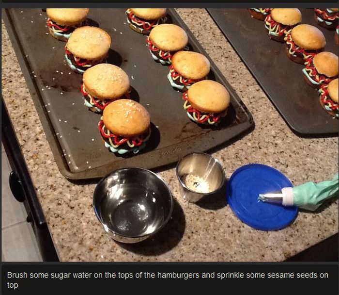 Hamburger Cupcakes! (12 pics)
