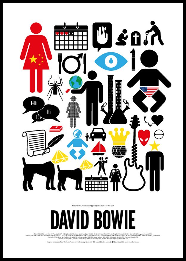 Pictogram Rock Posters (8 pics)