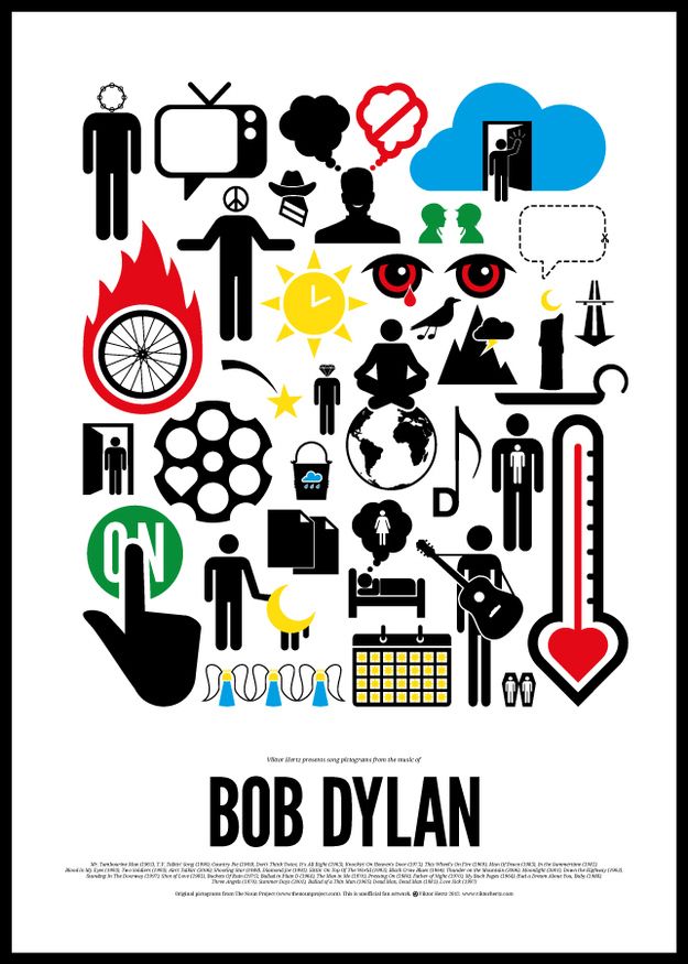 Pictogram Rock Posters (8 pics)