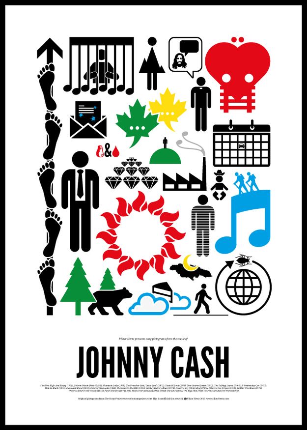 Pictogram Rock Posters (8 pics)