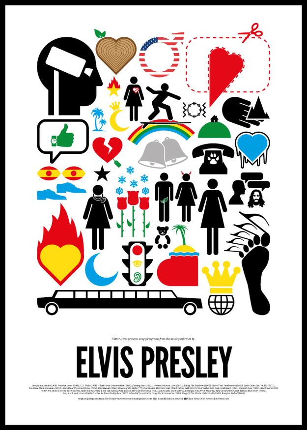 Pictogram Rock Posters (8 pics)
