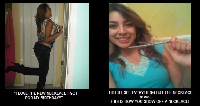 Girls on Facebook and Reality (4 pics)
