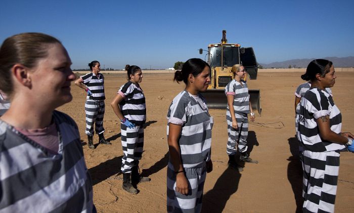 America's Only All-female Chain Gang in Arizona (20 pics)