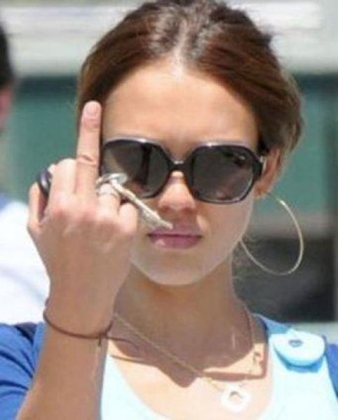 Celebs Showing Finger (16 pics)