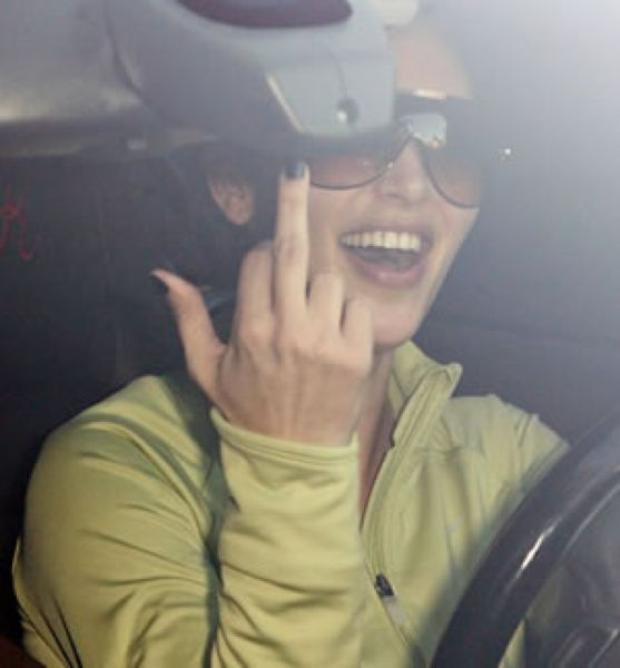 Celebs Showing Finger (16 pics)