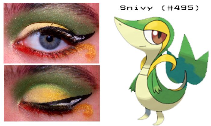 Pokemon Inspired Eye Make-Up (27 pics)