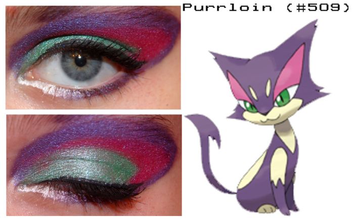 Pokemon Inspired Eye Make-Up (27 pics)