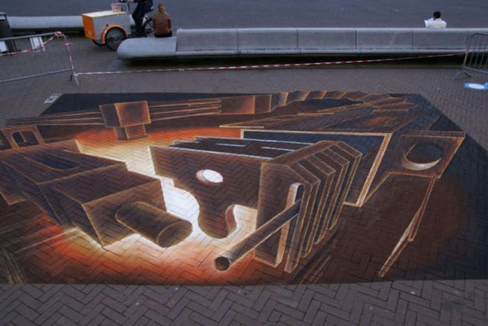 Three-Dimensional Street Paintings (42 pics)