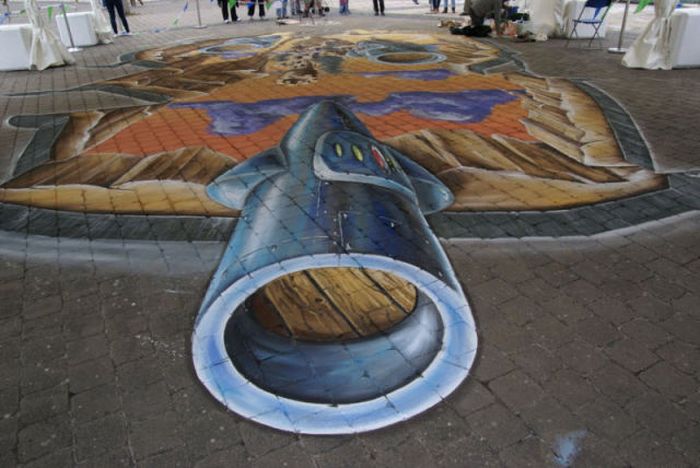 Three-Dimensional Street Paintings (42 pics)