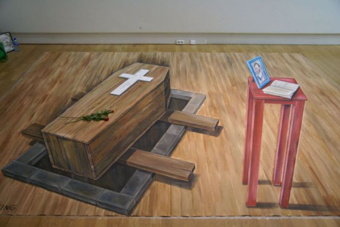 Three-Dimensional Street Paintings (42 pics)