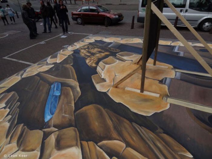 Three-Dimensional Street Paintings (42 pics)