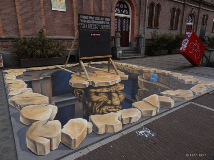 Three-Dimensional Street Paintings (42 pics)