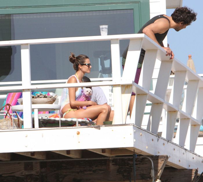 Alessandra Ambrosio Playing Volleyball (44 pics)