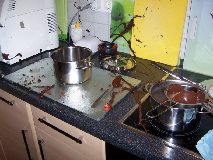 DIY Chocolate Bowl Fail (3 pics)