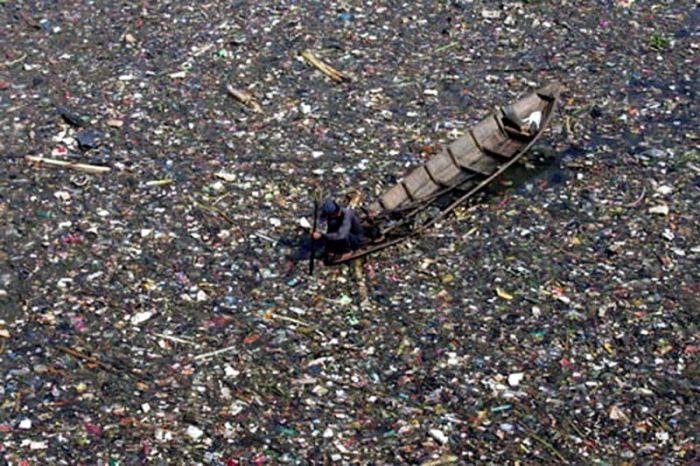 Citarum River in Indonesia (8 pics)