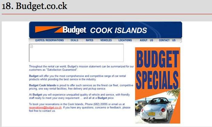 Unintentionally Inappropriate Domain Names (30 pics)