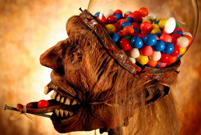 Zombie Head Gumball Machine (5 pics)