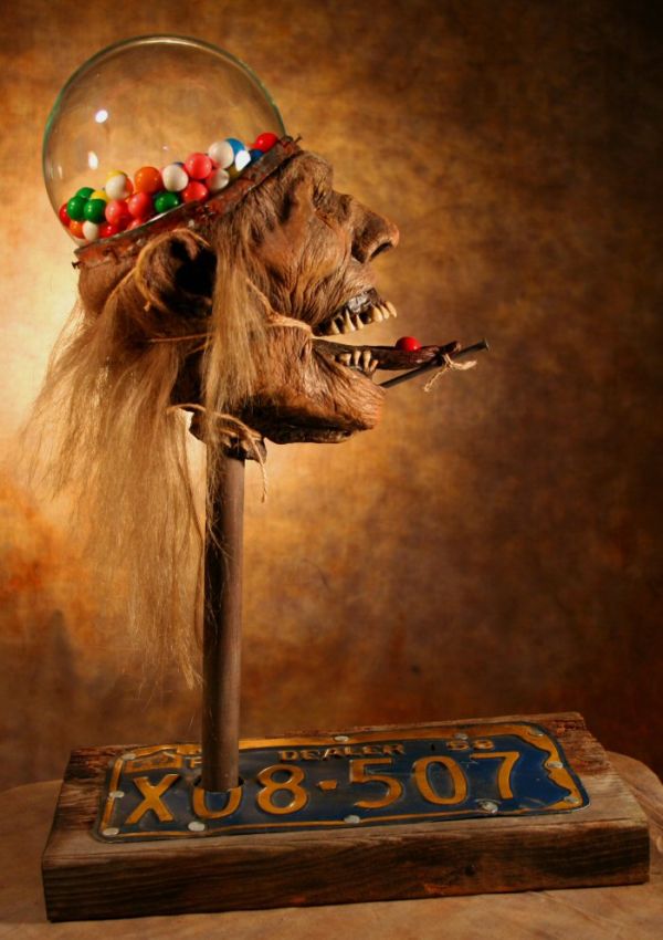 Zombie Head Gumball Machine (5 pics)