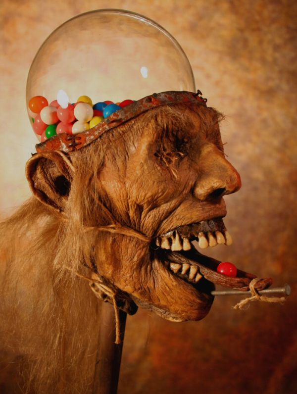 Zombie Head Gumball Machine (5 pics)