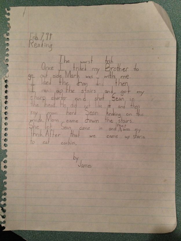 Journal Entries From Elementary Schoolers (23 pics)