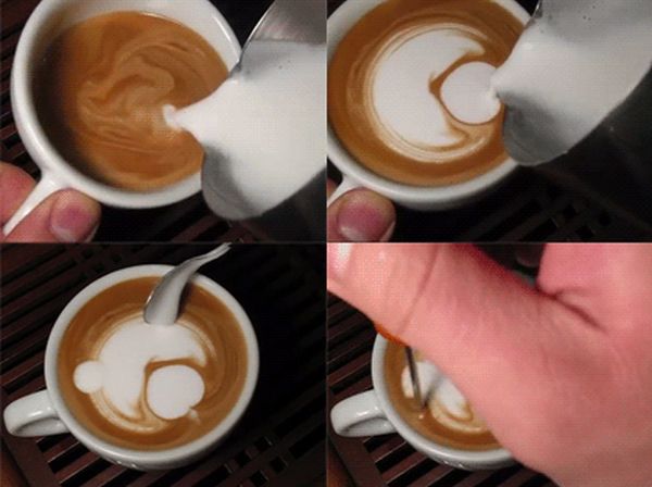 Coffee Art (8 gifs)