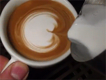Coffee Art (8 gifs)