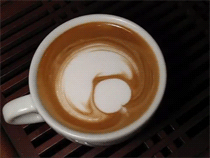 Coffee Art (8 gifs)