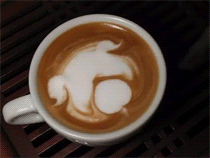 Coffee Art (8 gifs)