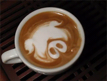Coffee Art (8 gifs)
