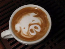 Coffee Art (8 gifs)