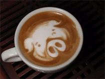 Coffee Art (8 gifs)