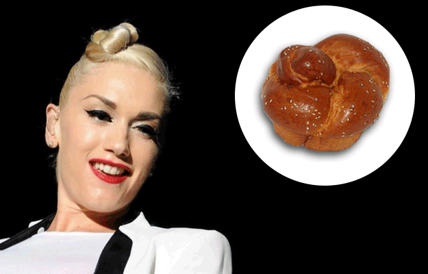 Gwen Stefanie Buns (10 gifs)