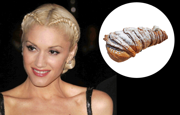 Gwen Stefanie Buns (10 gifs)