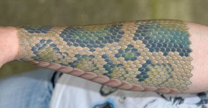 Snake Skin Tattoo (3 pics)