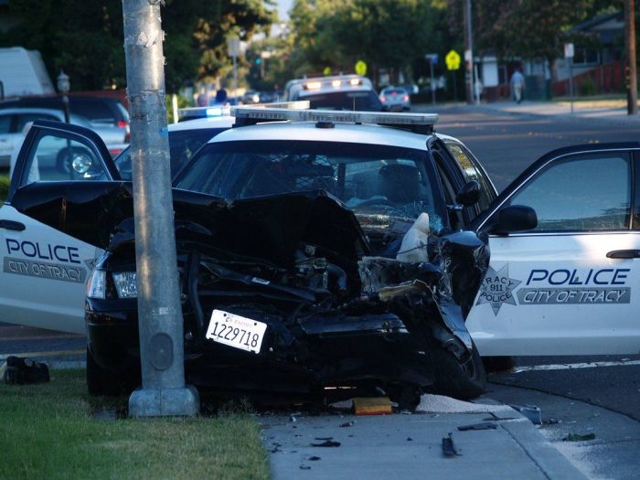 Police Car Crash (7 pics)