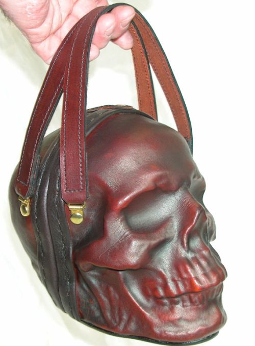 Leather Skull Purse (5 pics)