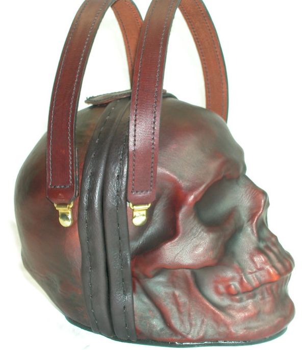 Leather Skull Purse (5 pics)