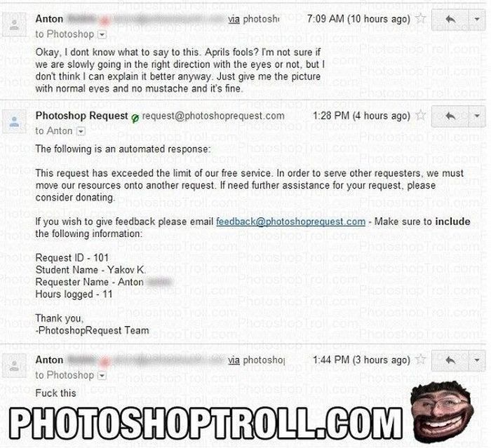Photoshop Troll Strikes Again (7 pics)