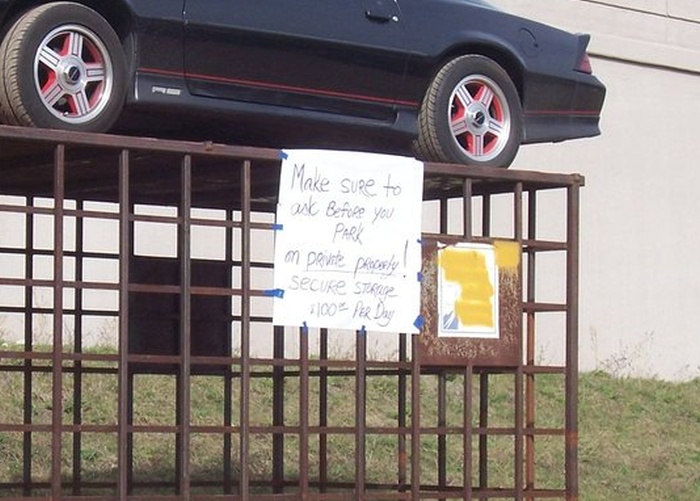 Revenge for Illegal Parking (4 pics)