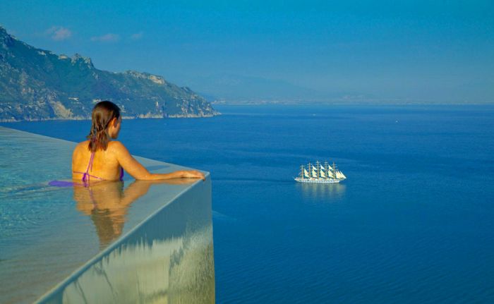 Monastero Santa Rosa Hotel in Italy (39 pics)