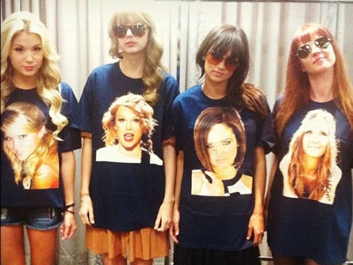 Celebrities Wearing Celebrity T-shirts (49 pics)